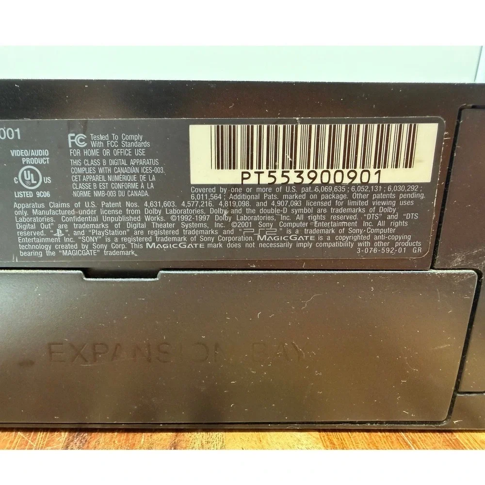 Untested Sony PS2 Console Black SCPH-39001 NTSC Refurbished‎